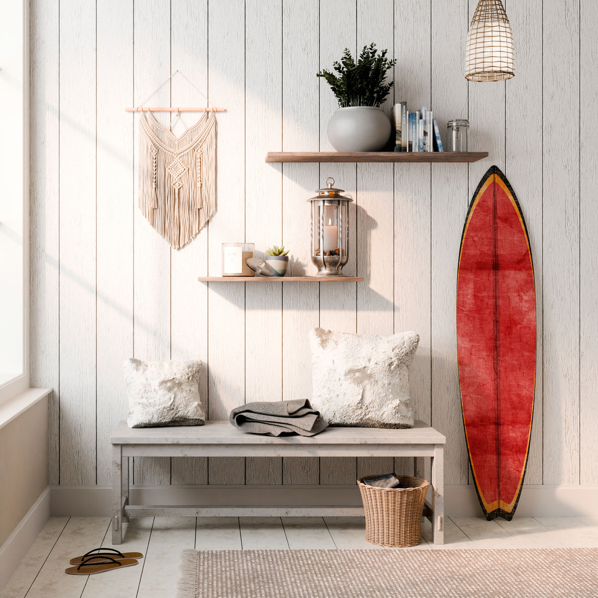 SCARLET EDGE Deko-Surfboard
