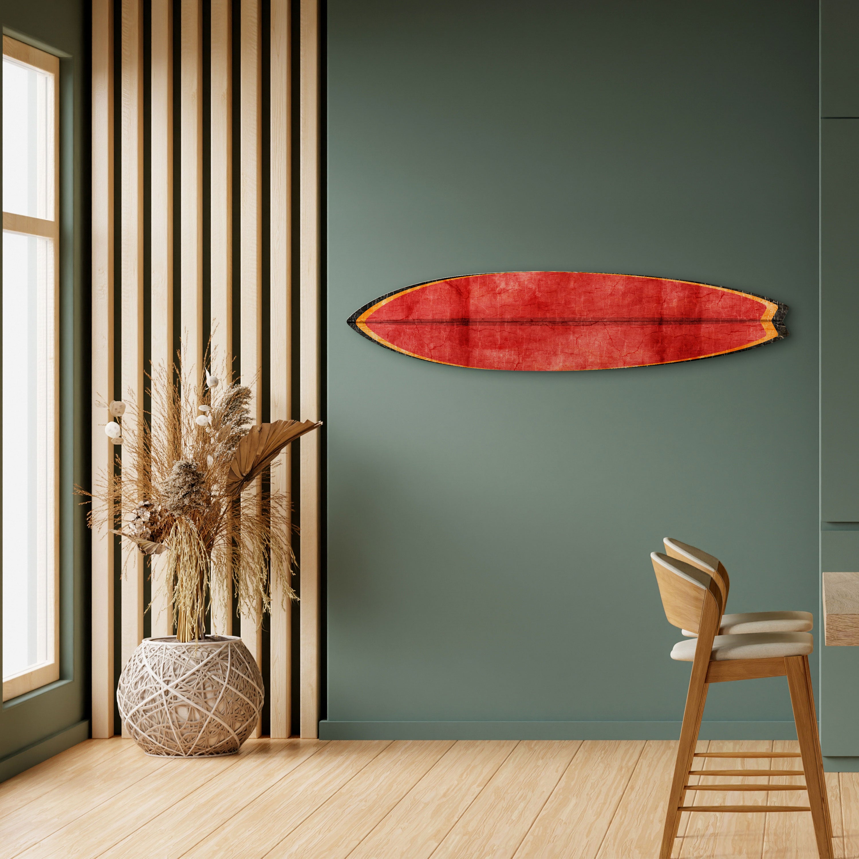 SCARLET EDGE Deko-Surfboard