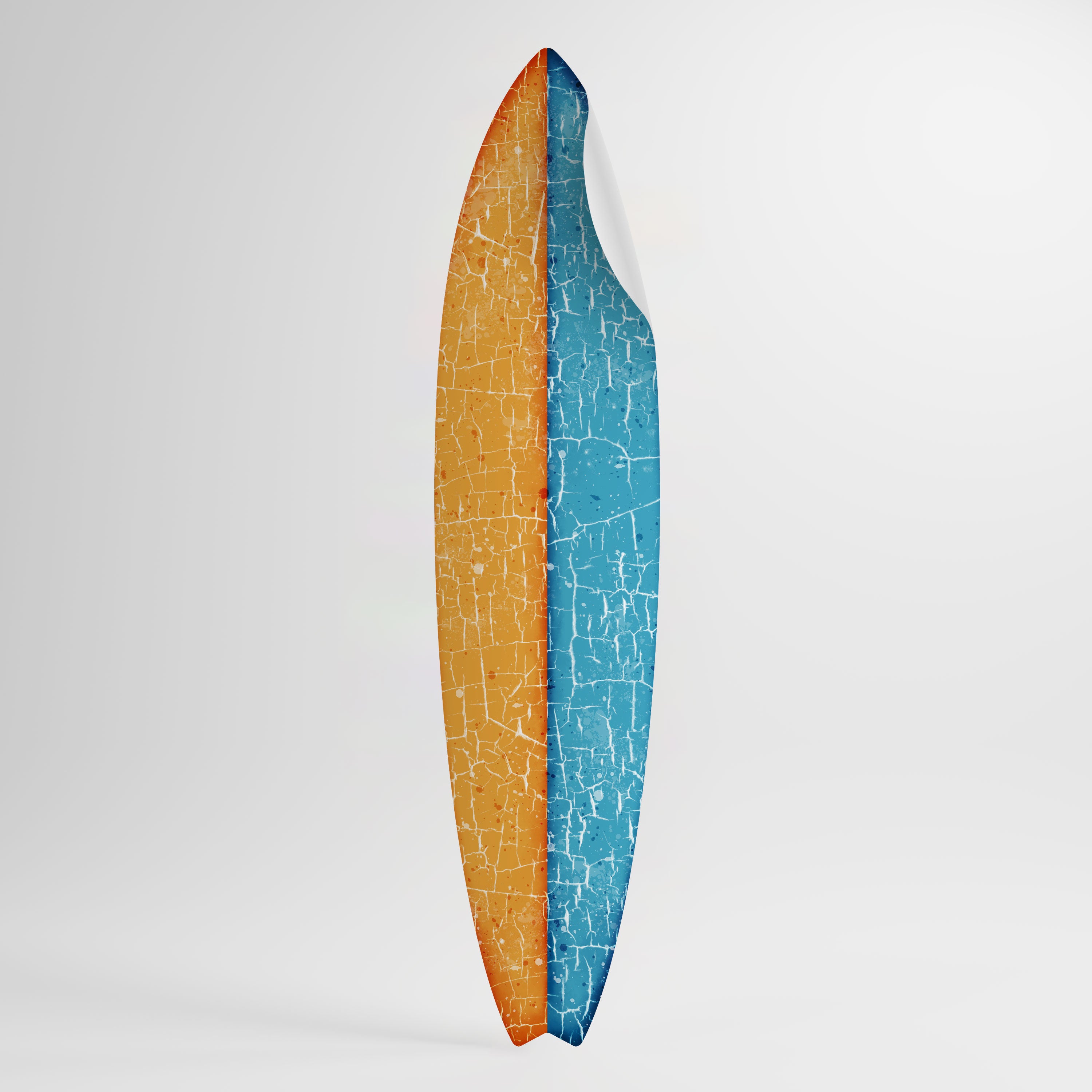 RUSTIC SHORE Peel and Stick Surfboard Sticker