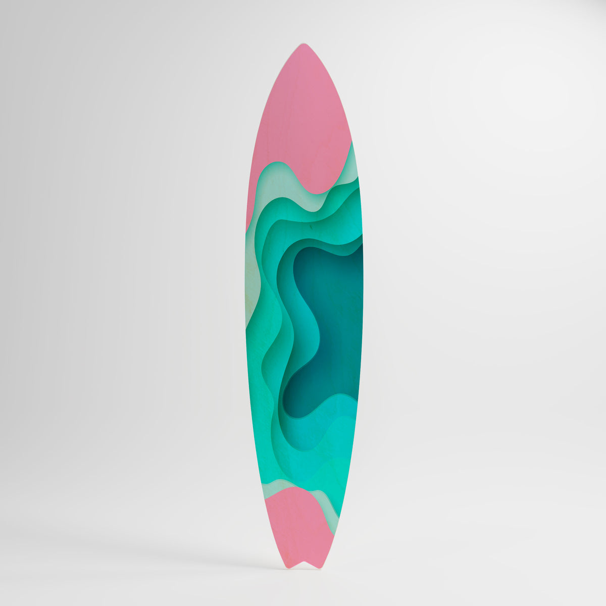 CYANIC ABYSS Deko-Surfboard
