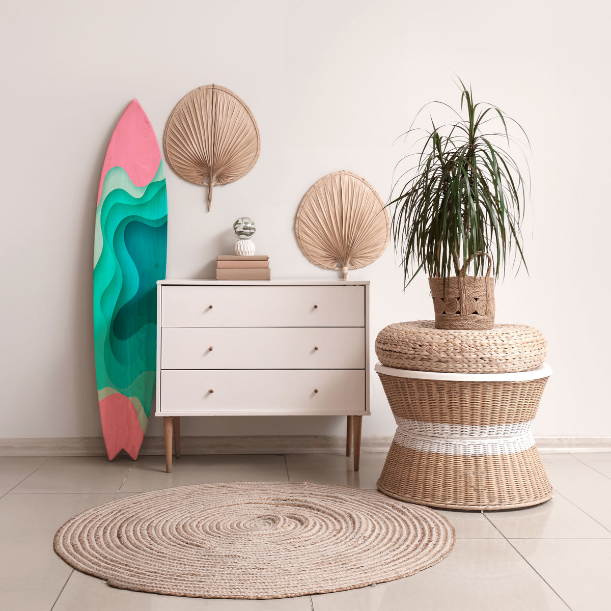 CYANIC ABYSS Deko-Surfboard