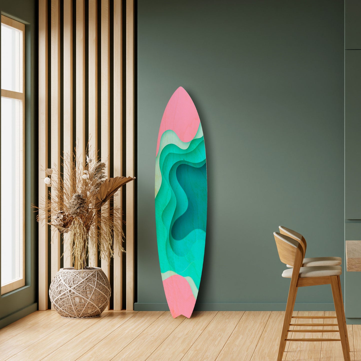 CYANIC ABYSS Deko-Surfboard