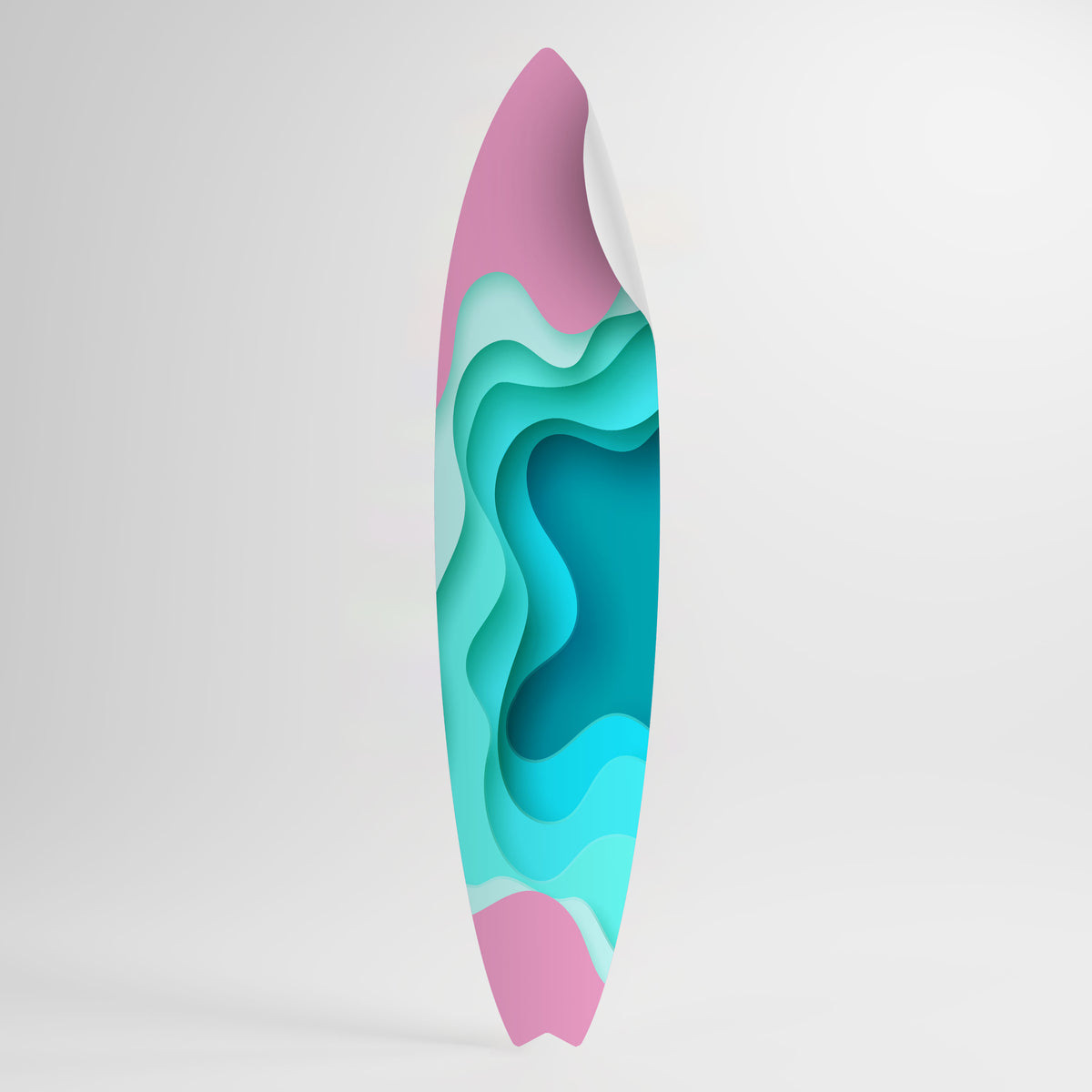 CYANIC ABYSS Surfboard-Wandsticker
