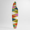 COLORFUL TRIANGLES Surfboard-Wandsticker