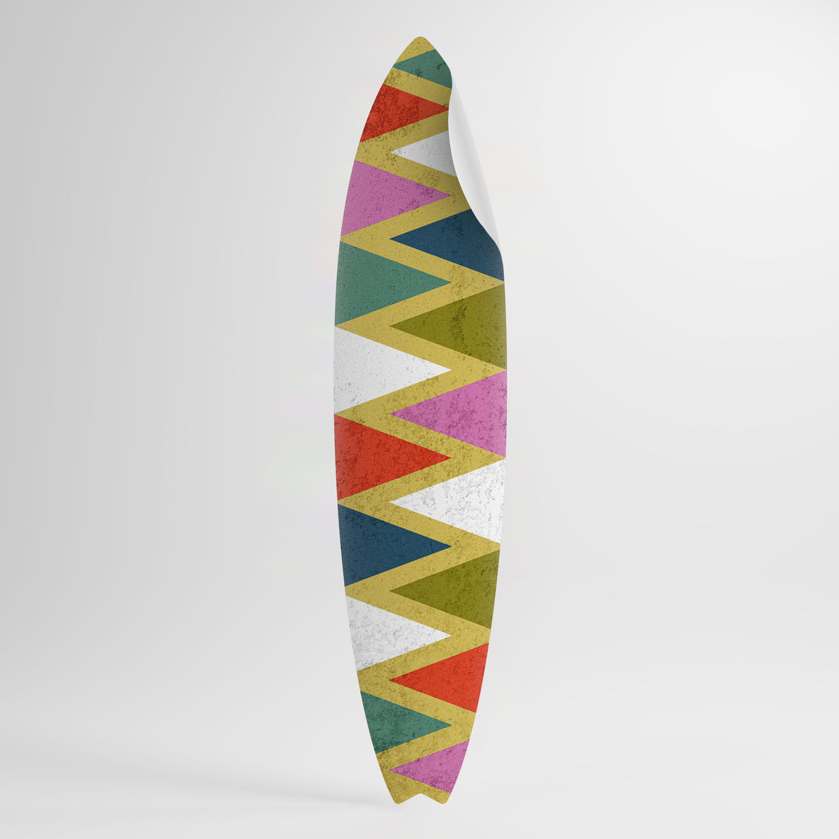 COLORFUL TRIANGLES Surfboard-Wandsticker