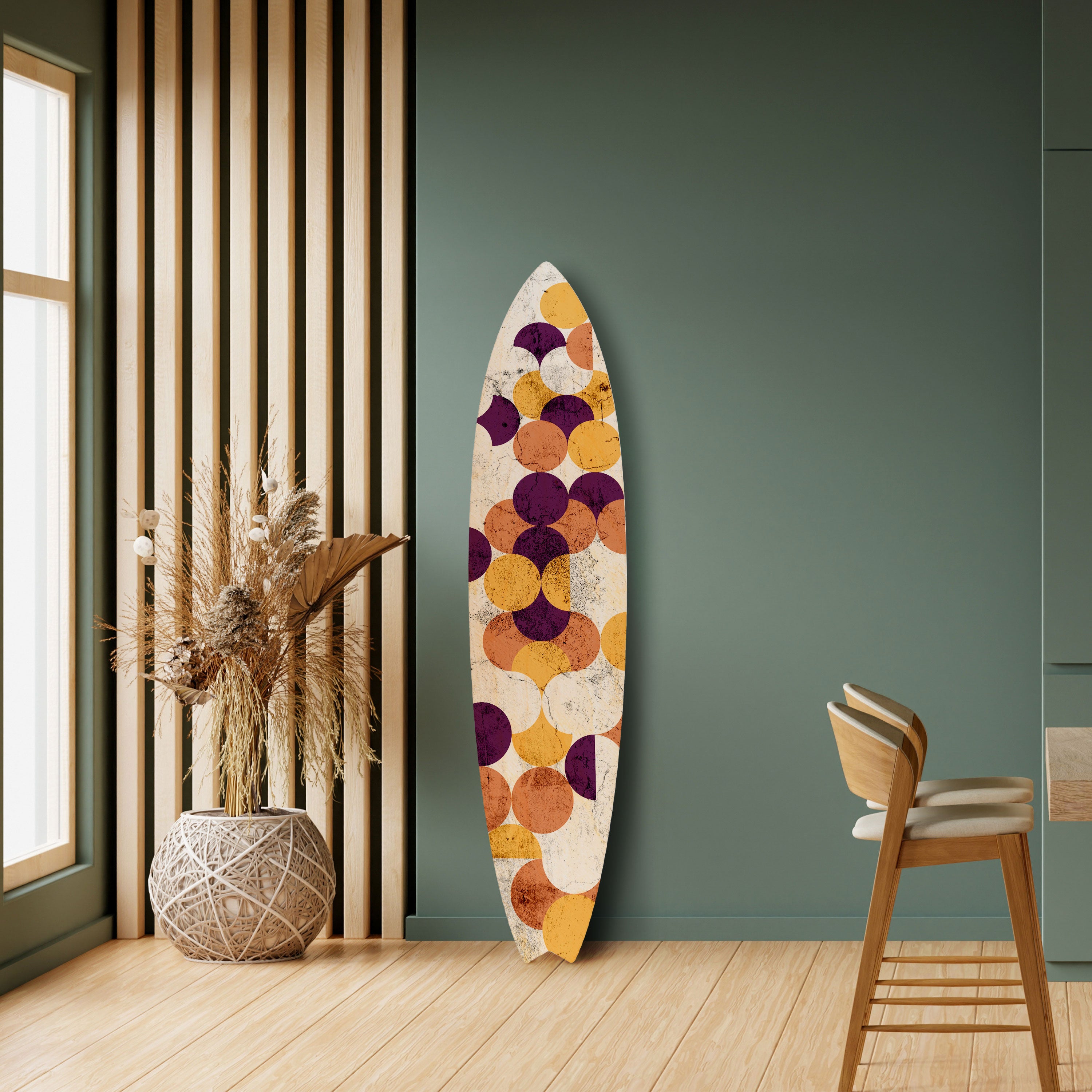 CRACKED GEOMETRY Deko-Surfboard
