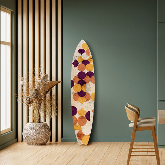 CRACKED GEOMETRY Deko-Surfboard