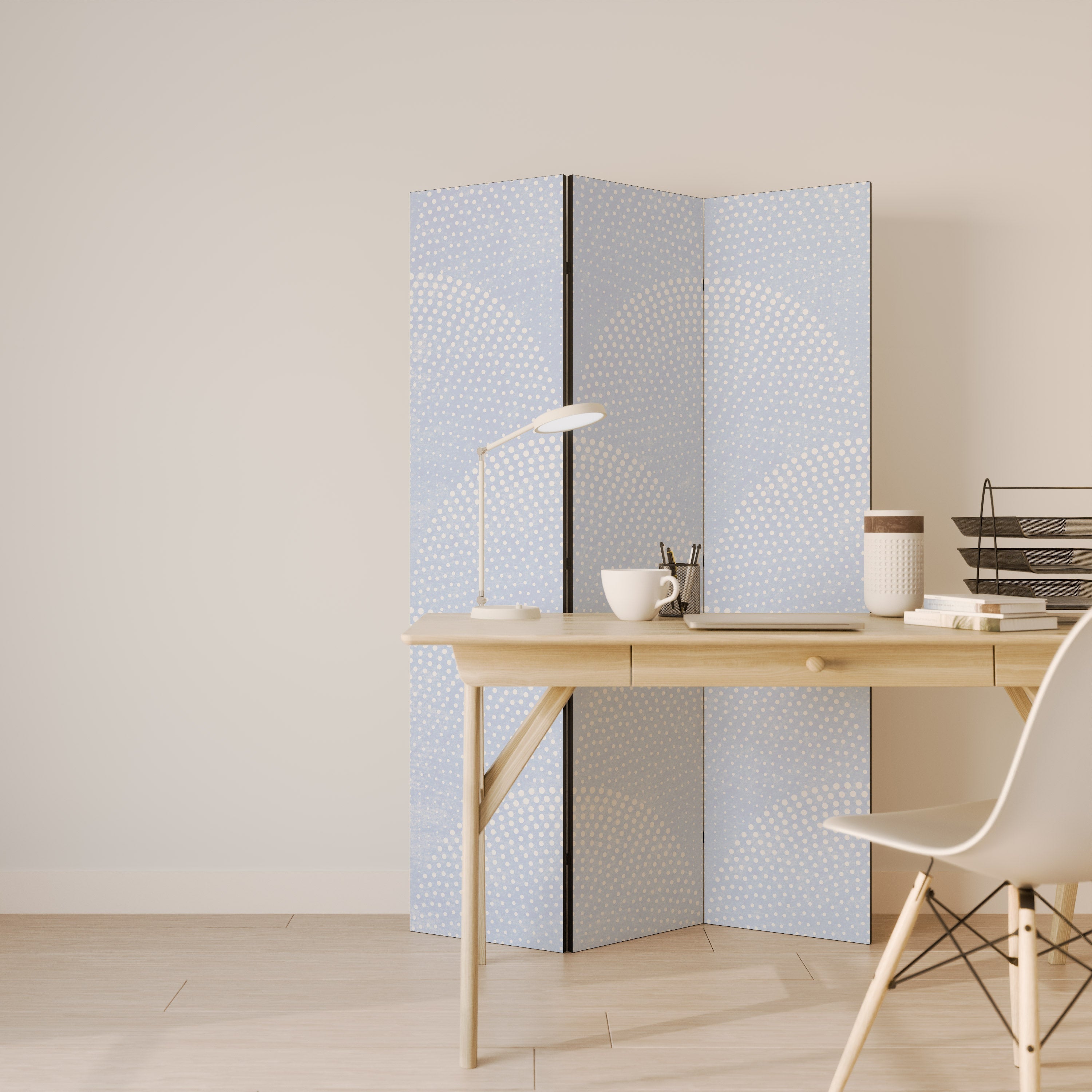 HARMONIOUS CURVES DISPLAY Dekorativer 3-teiliger Raumteiler