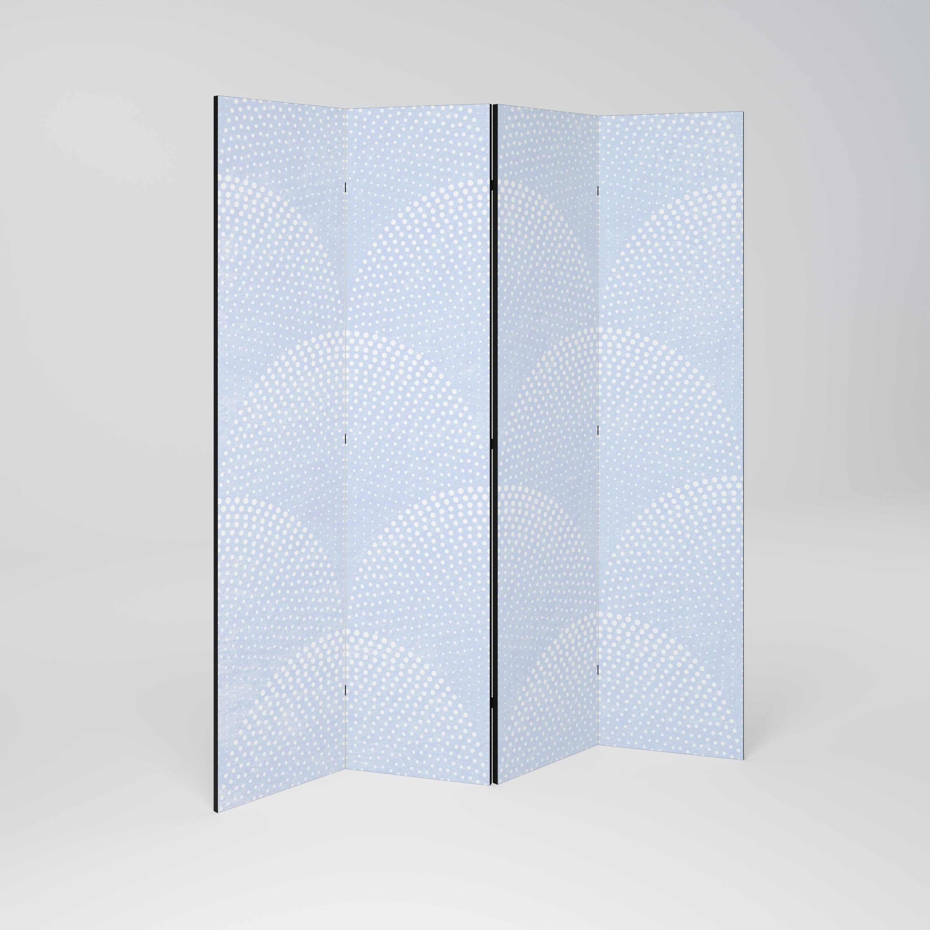HARMONIOUS CURVES DISPLAY Dekorativer 4-teiliger Raumteiler