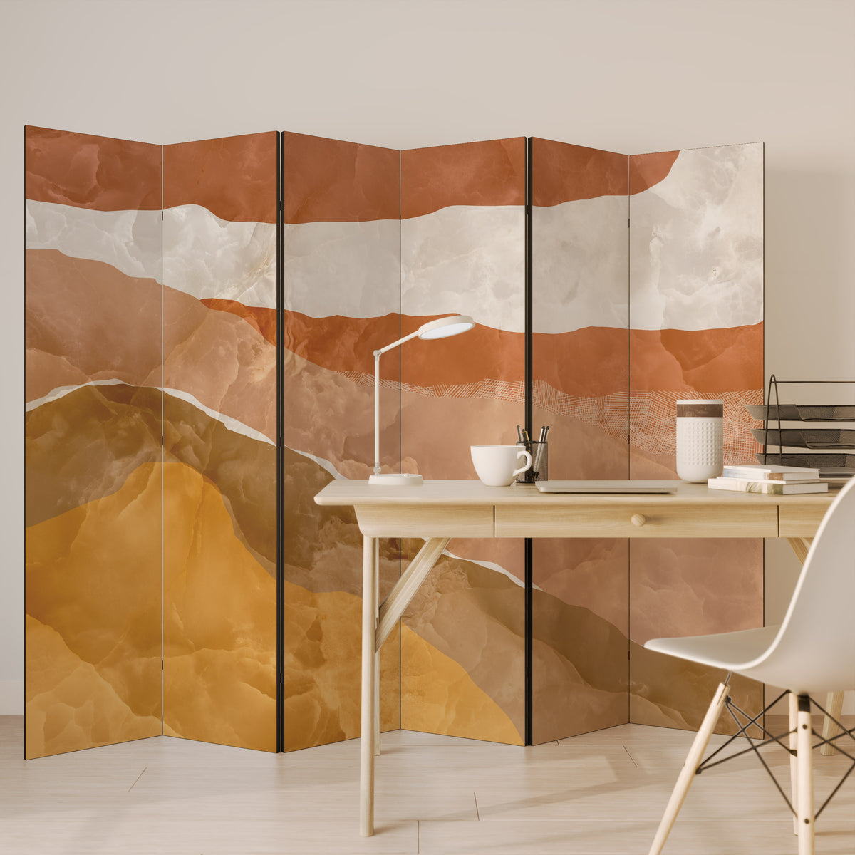 SANDHILLS SPLENDOUR 6-teiliger Paravent