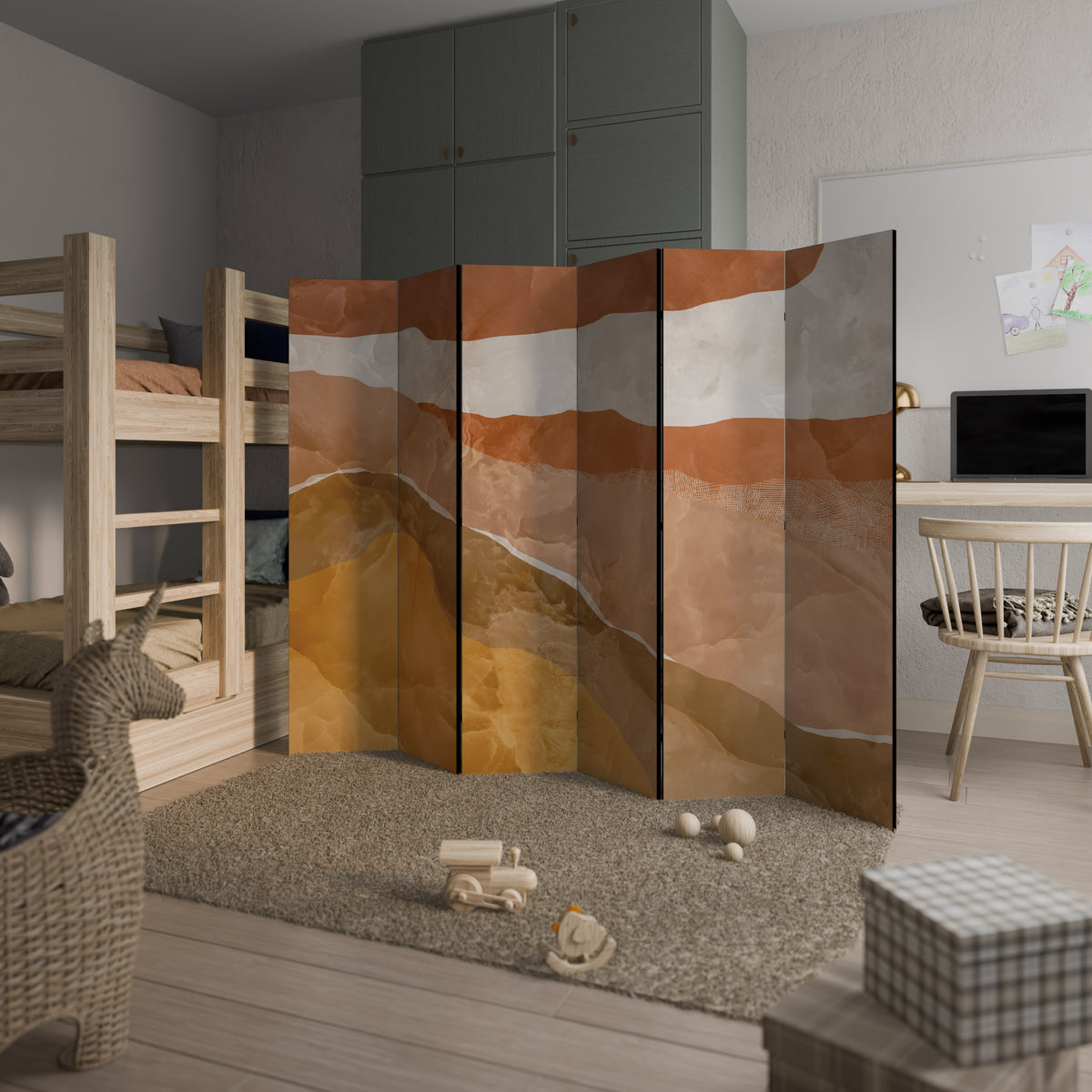 SANDHILLS SPLENDOUR 6-teiliger Paravent