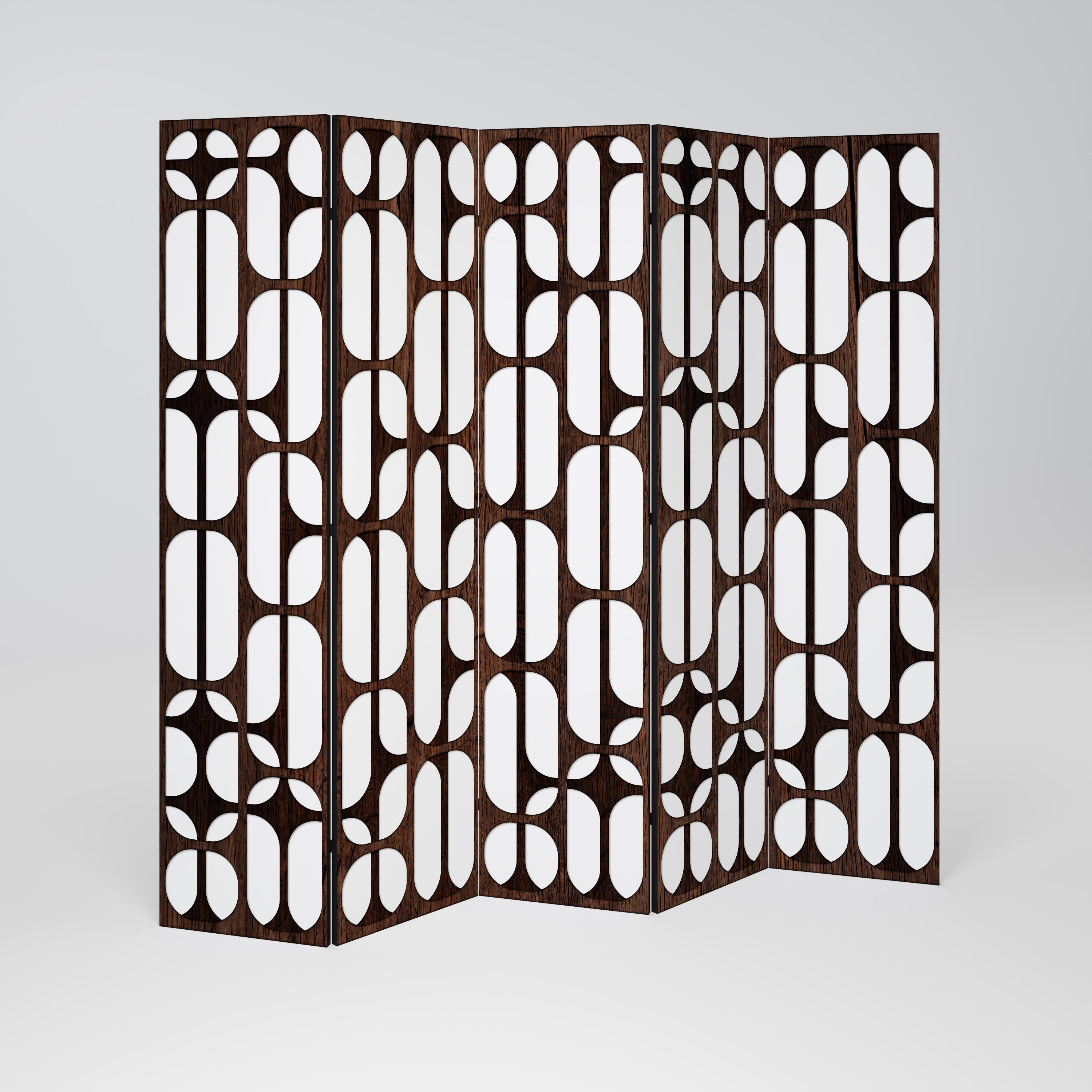 ARTISTIC SPACE HARMONY Decorative 5-Panel Room Divider