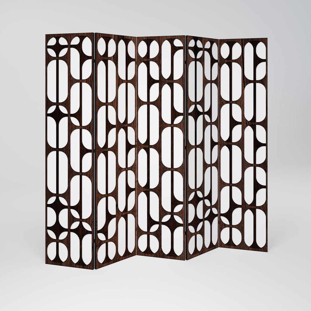 ARTISTIC SPACE HARMONY Decorative 5-Panel Room Divider