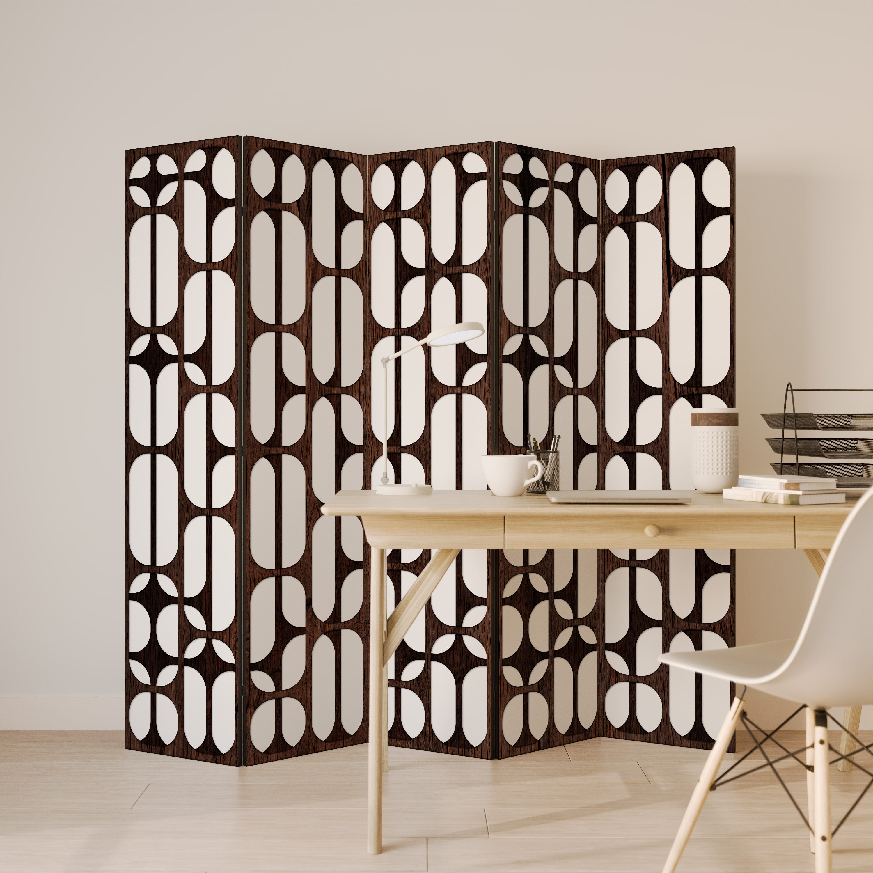 ARTISTIC SPACE HARMONY 5-Panel Room Divider