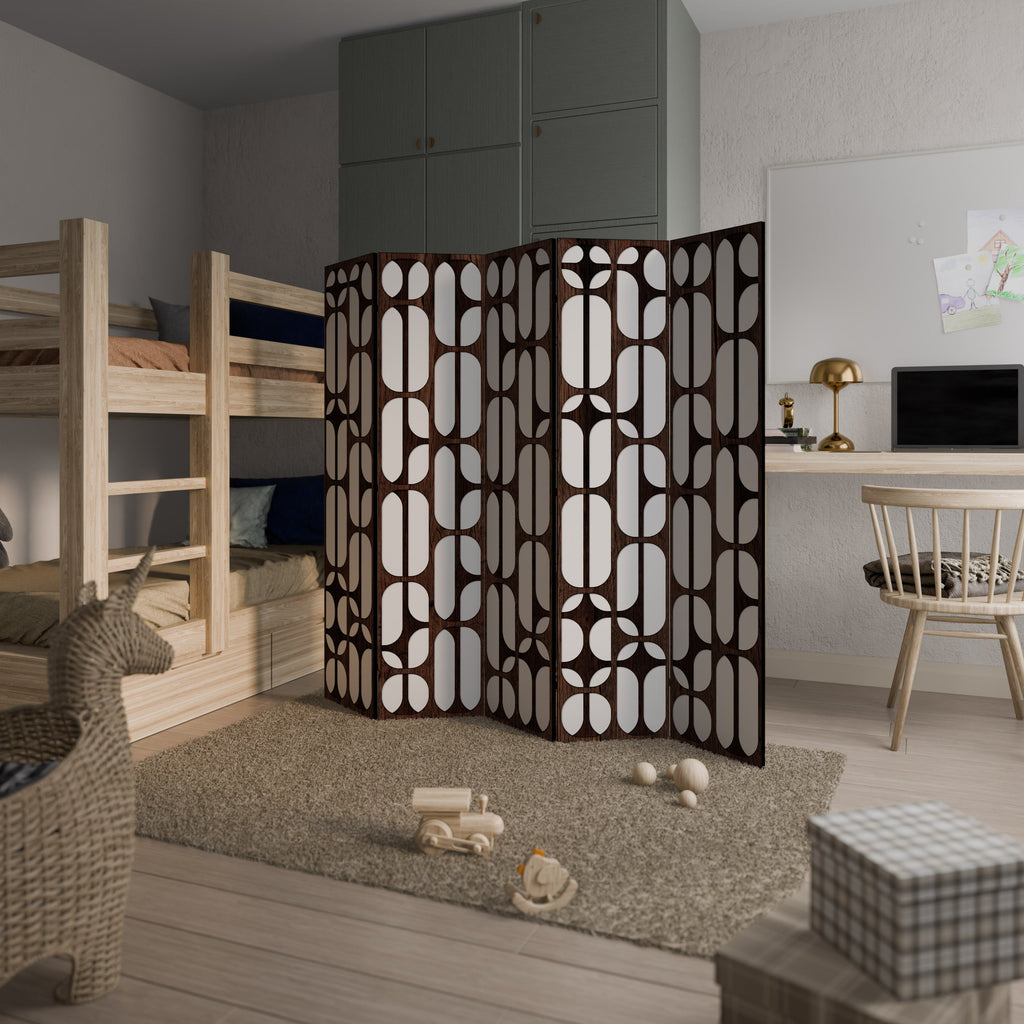 ARTISTIC SPACE HARMONY Decorative 5-Panel Room Divider