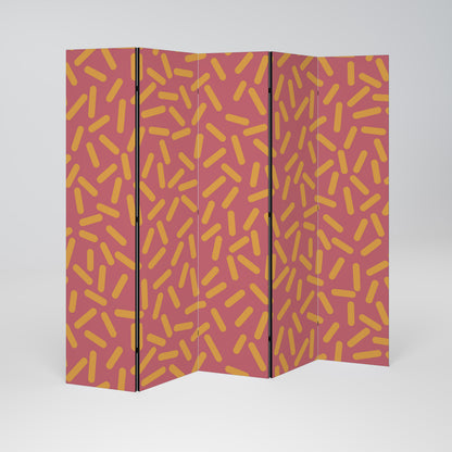 RADIANT STRIPE SYMPHONY 5-Panel Room Divider