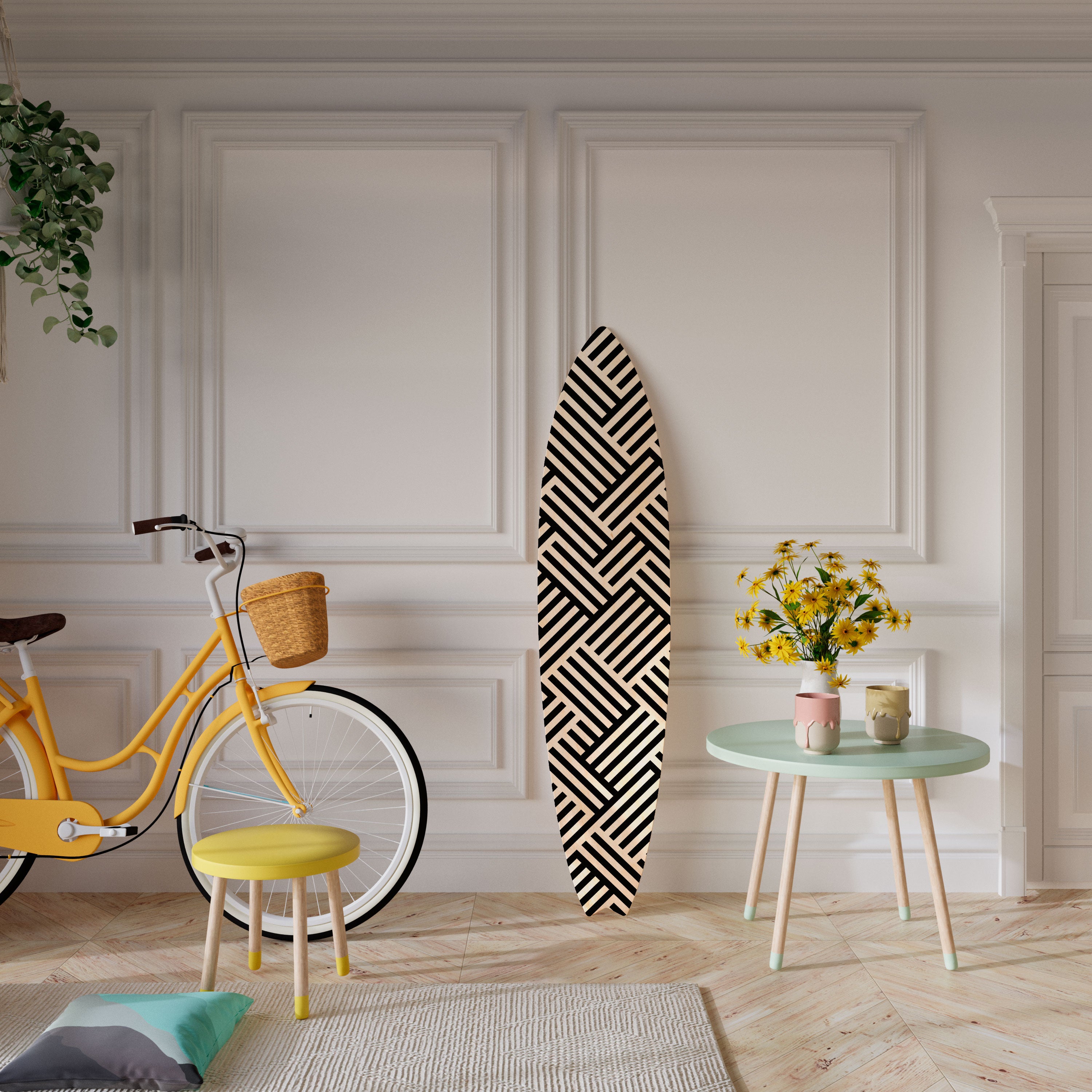 TEMPORARY SEQUENCE Deko-Surfboard