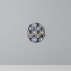 GRAPHITE EYES Ovales Kunstregal in Eiche-Optik