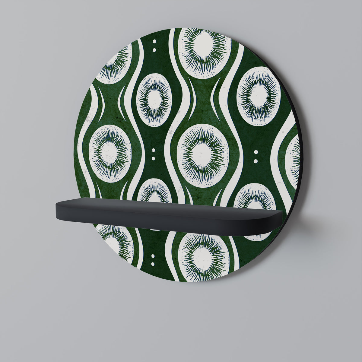 GREEN EYES Dekoratives Wandregal