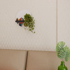 TESSELATE TREASURES Rundes Kunstregal in Schwarz