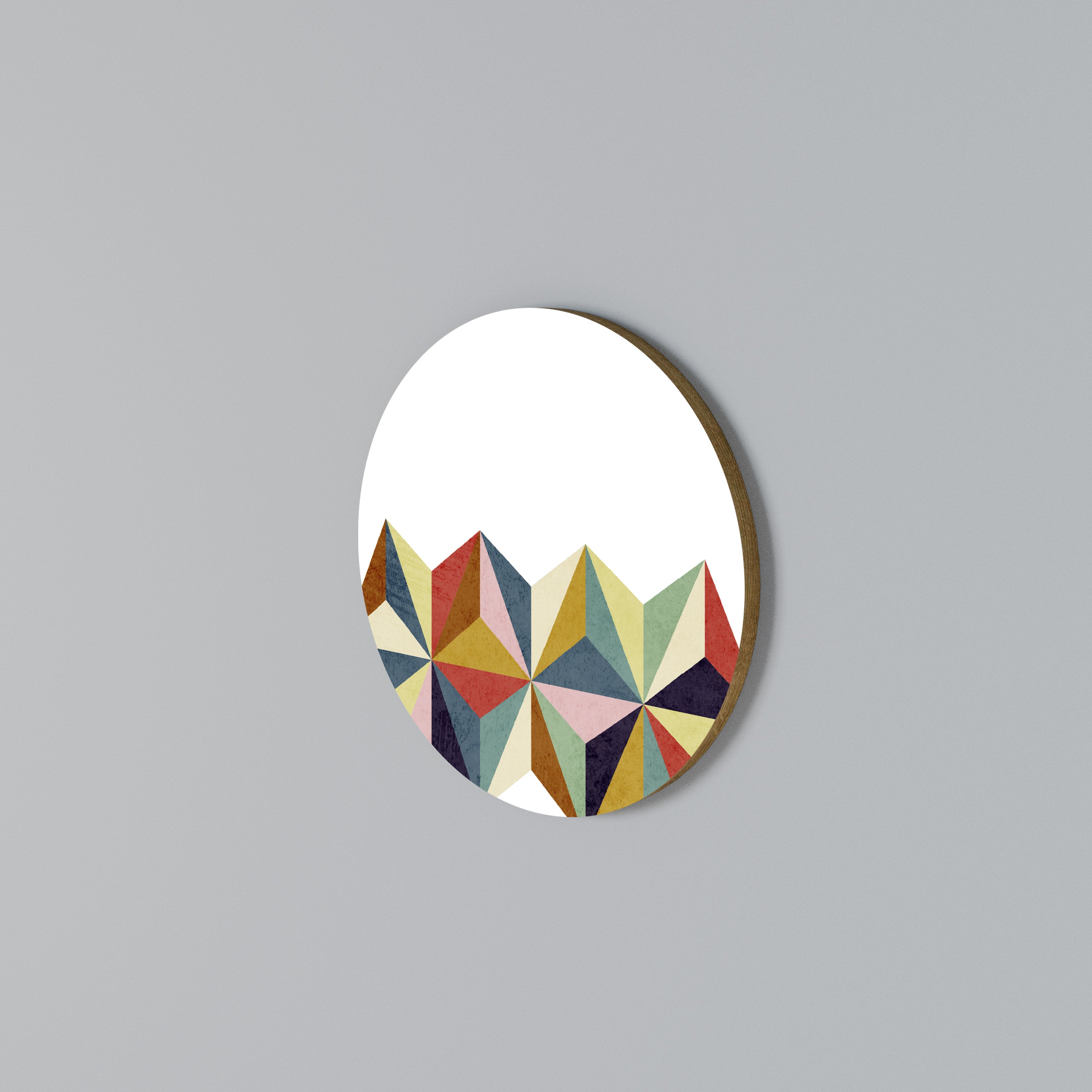 TESSELATE TREASURES Rundes Wandbild