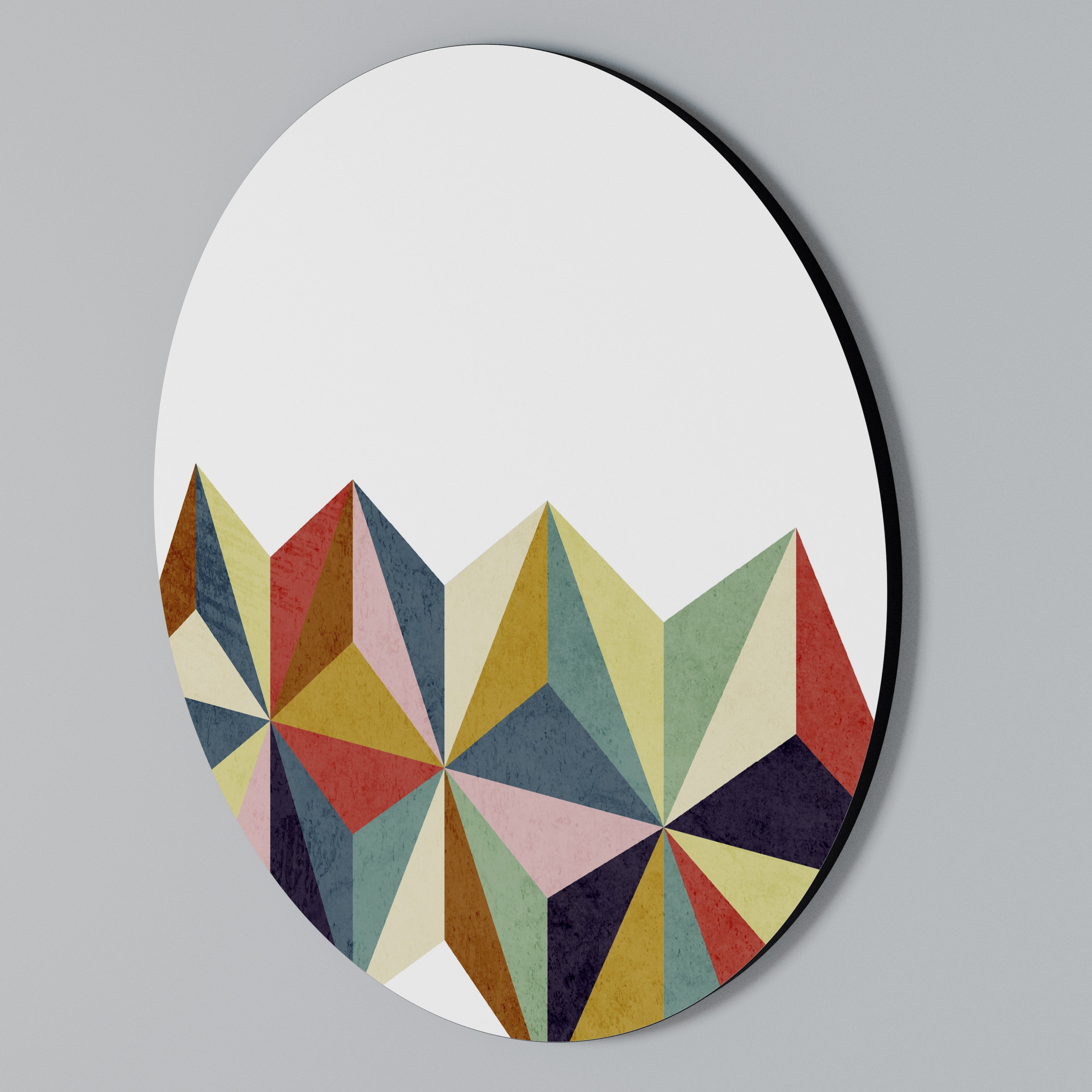 TESSELATE TREASURES Rundes Wandbild