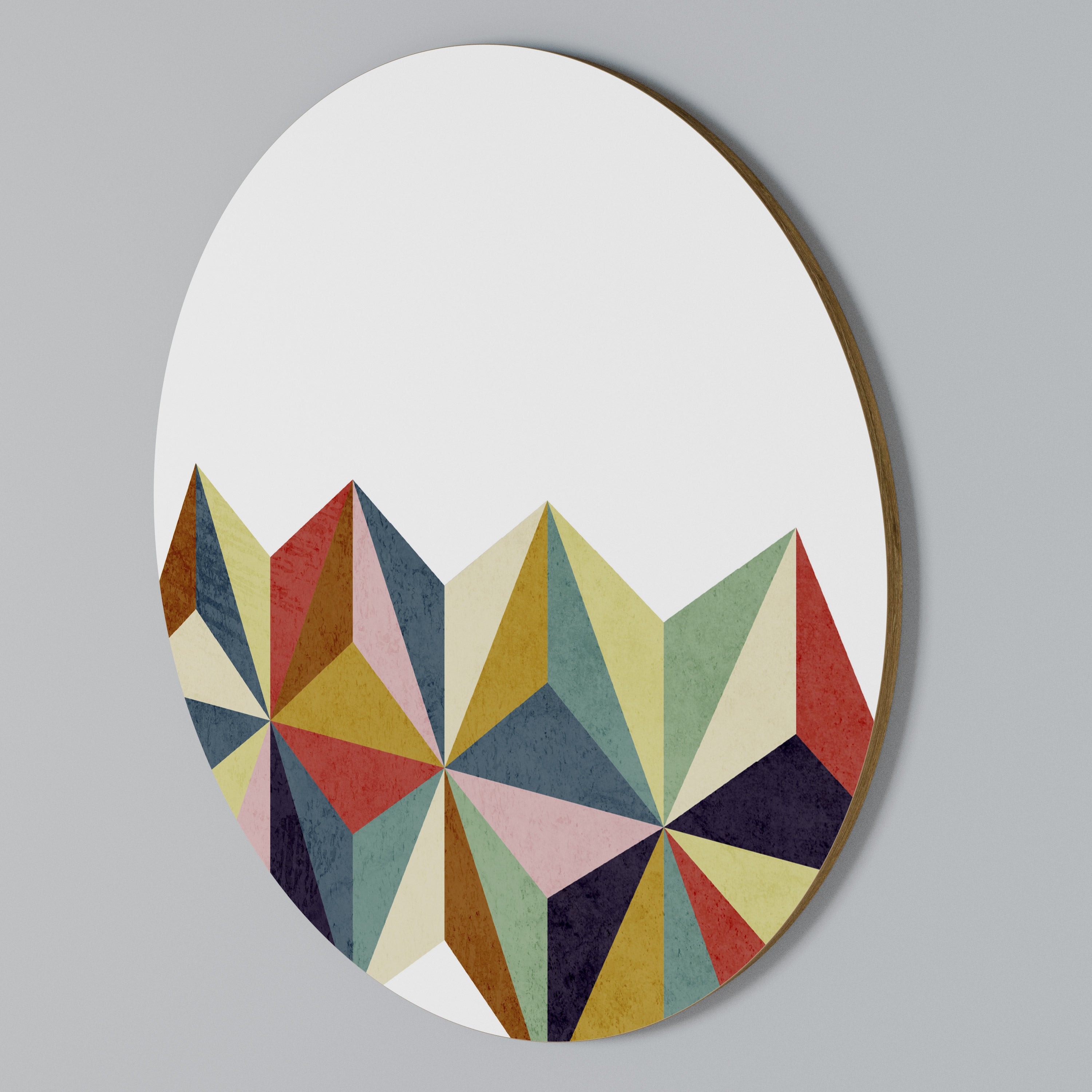 TESSELATE TREASURES Rundes Wandbild