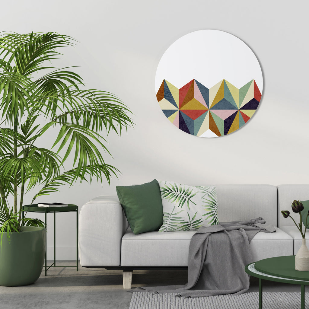 TESSELATE TREASURES Runde Wandkunst