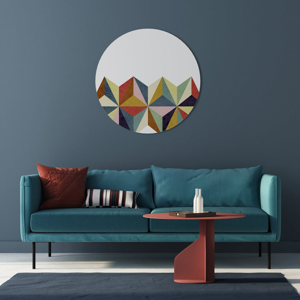 TESSELATE TREASURES Runde Wandkunst