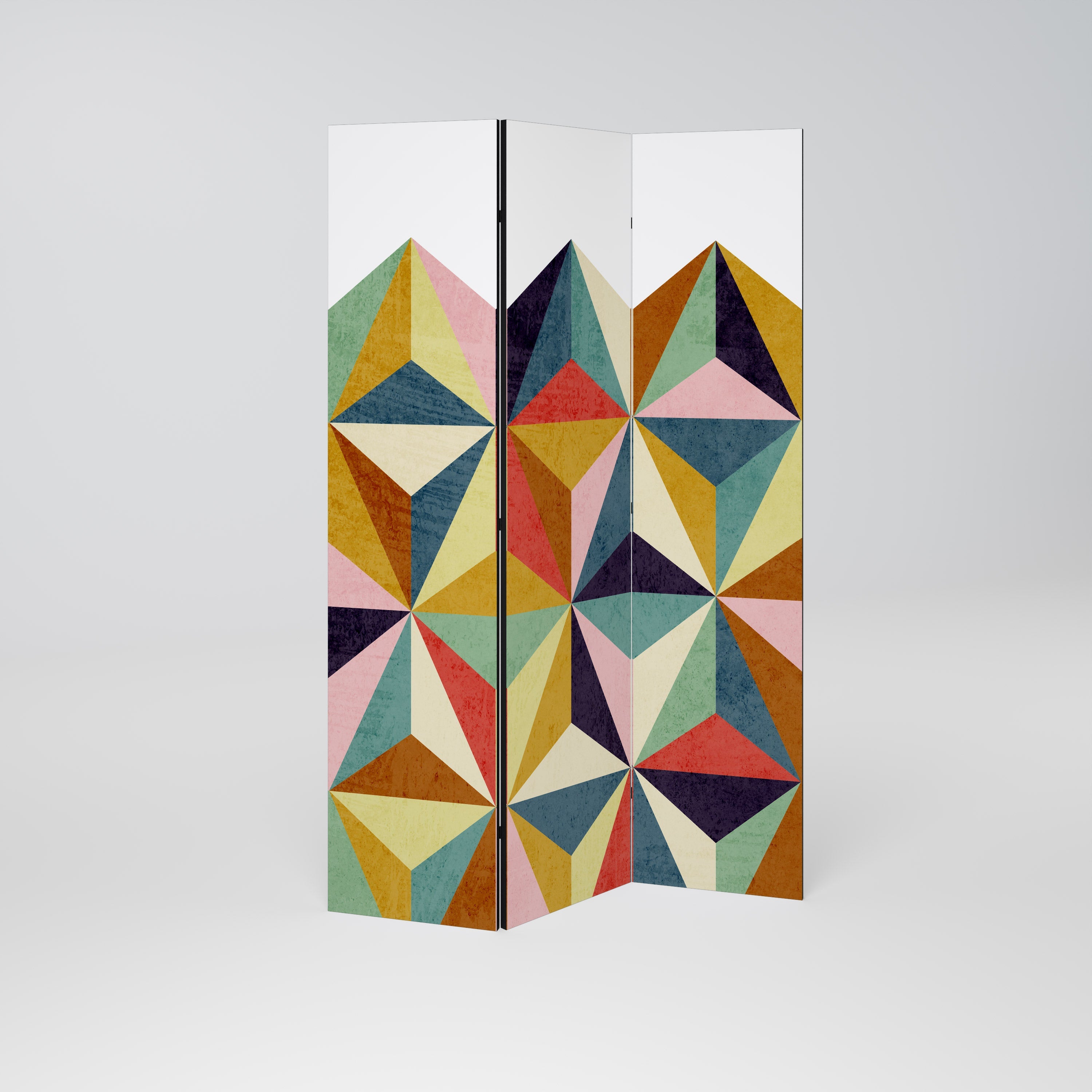 TESSELATE TREASURES Dekorativer 3-teiliger Raumteiler