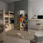 TESSELATE TREASURES Dekorativer Paravent - 3-teilig