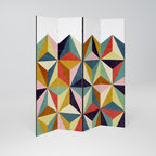 TESSELATE TREASURES Dekorativer Paravent - 4-teilig