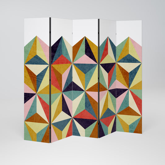 TESSELATE TREASURES 5-teiliger Paravent