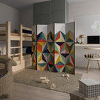 TESSELATE TREASURES Dekorativer Paravent - 5-teilig