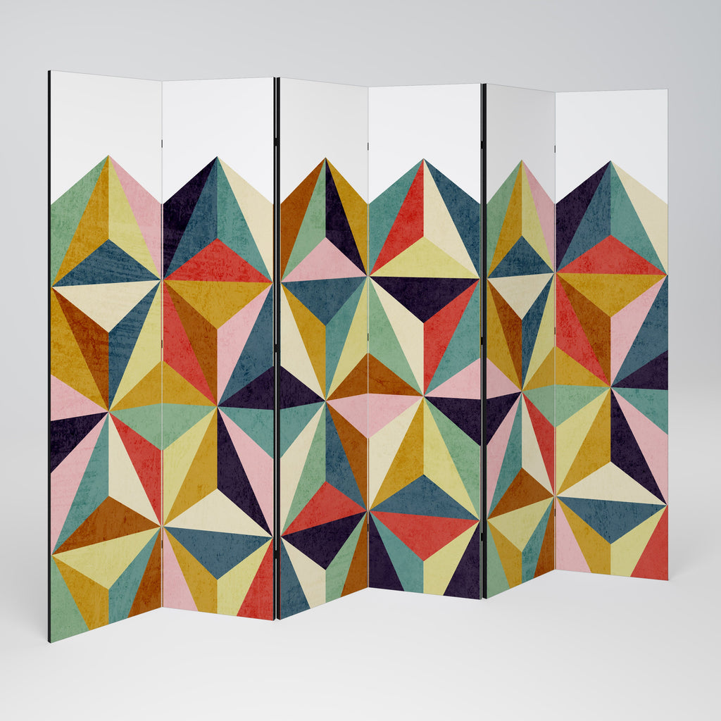 TESSELATE TREASURES Decorative 6-Panel Room Divider
