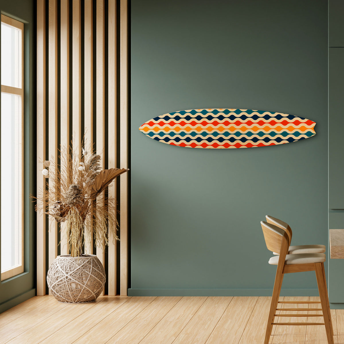 COLORFUL NOSTALGIA Deko-Surfboard