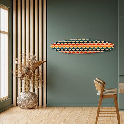 COLORFUL NOSTALGIA Deko-Surfboard