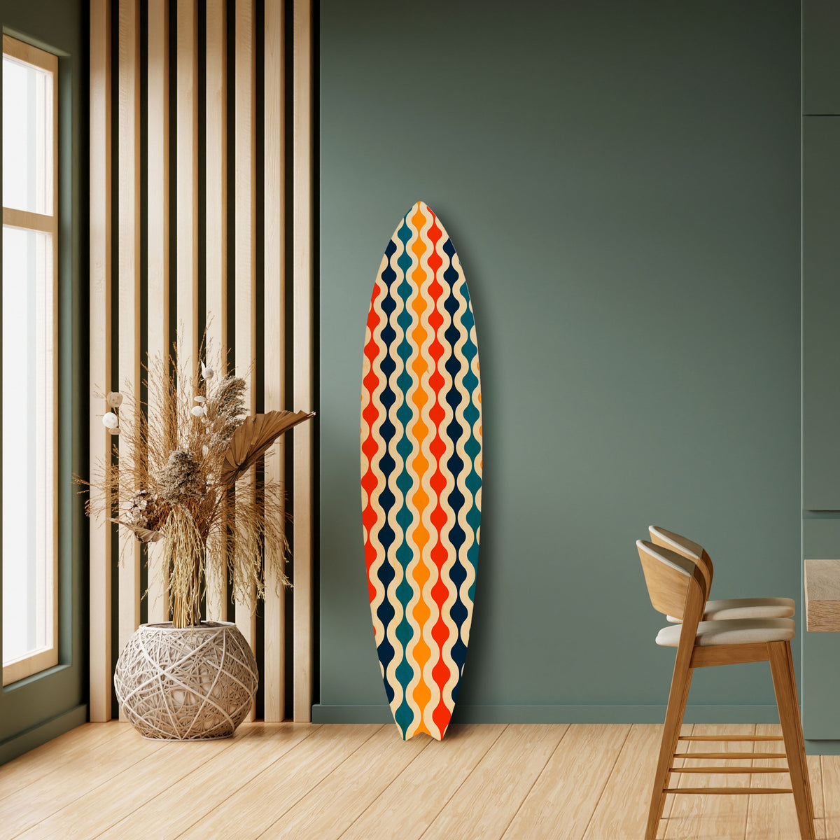 COLORFUL NOSTALGIA Deko-Surfboard