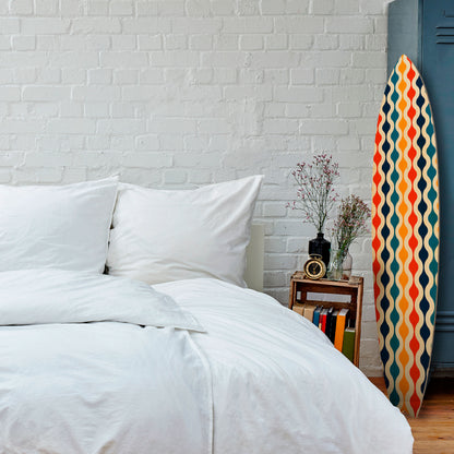 COLORFUL NOSTALGIA Deko-Surfboard