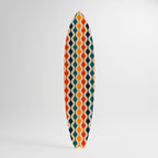 COLORFUL NOSTALGIA Deko-Surfboard