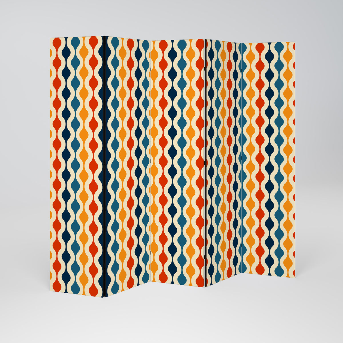 COLORFUL NOSTALGIA 5-Panel Room Divider