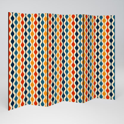 COLORFUL NOSTALGIA 6-Panel Room Divider