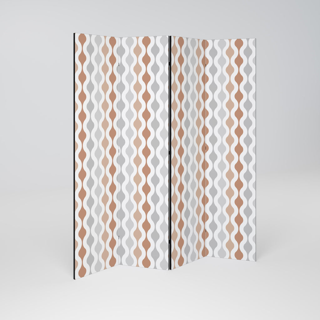HAZY NOSTALGIA Decorative 4-Panel Room Divider