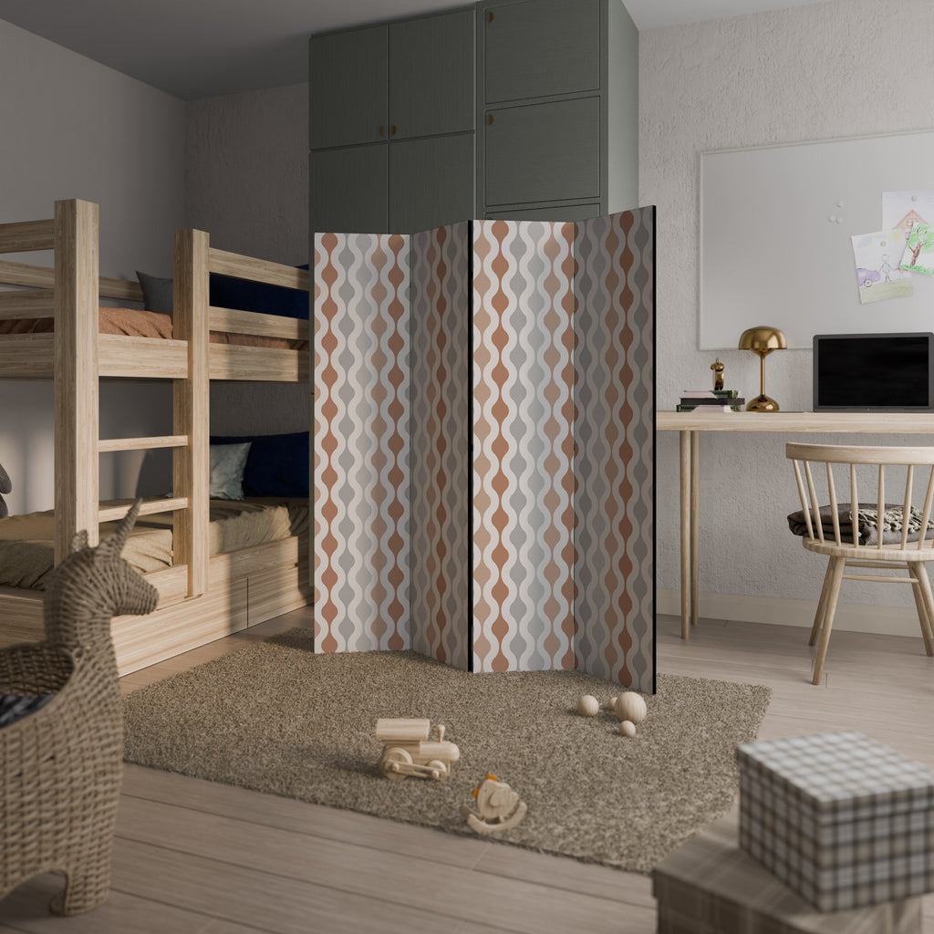 HAZY NOSTALGIA Decorative 4-Panel Room Divider