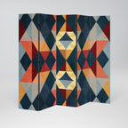 CRACKED ILLUSION Dekorativer Paravent - 5-teilig