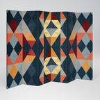 CRACKED ILLUSION Dekorativer Paravent - 6-teilig