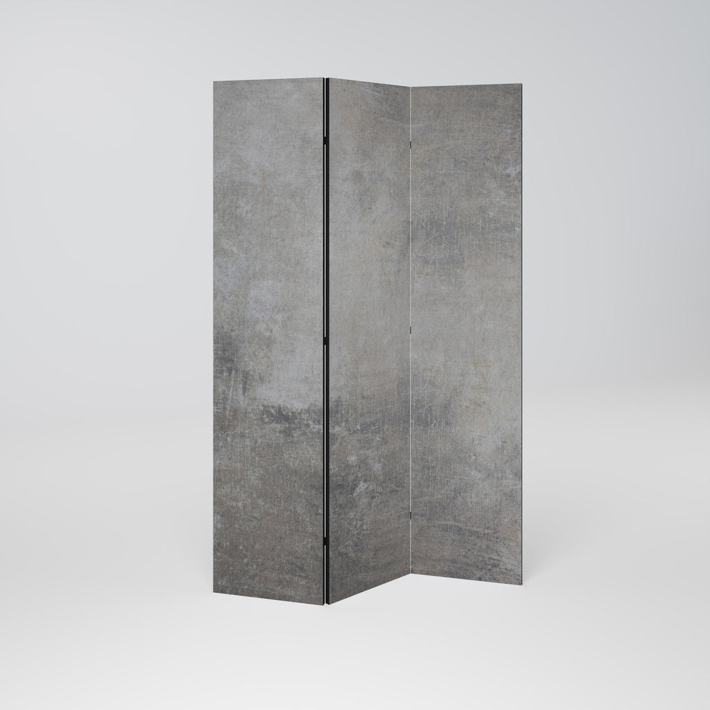 BETONWAND Dekorativer 3-teiliger Raumteiler