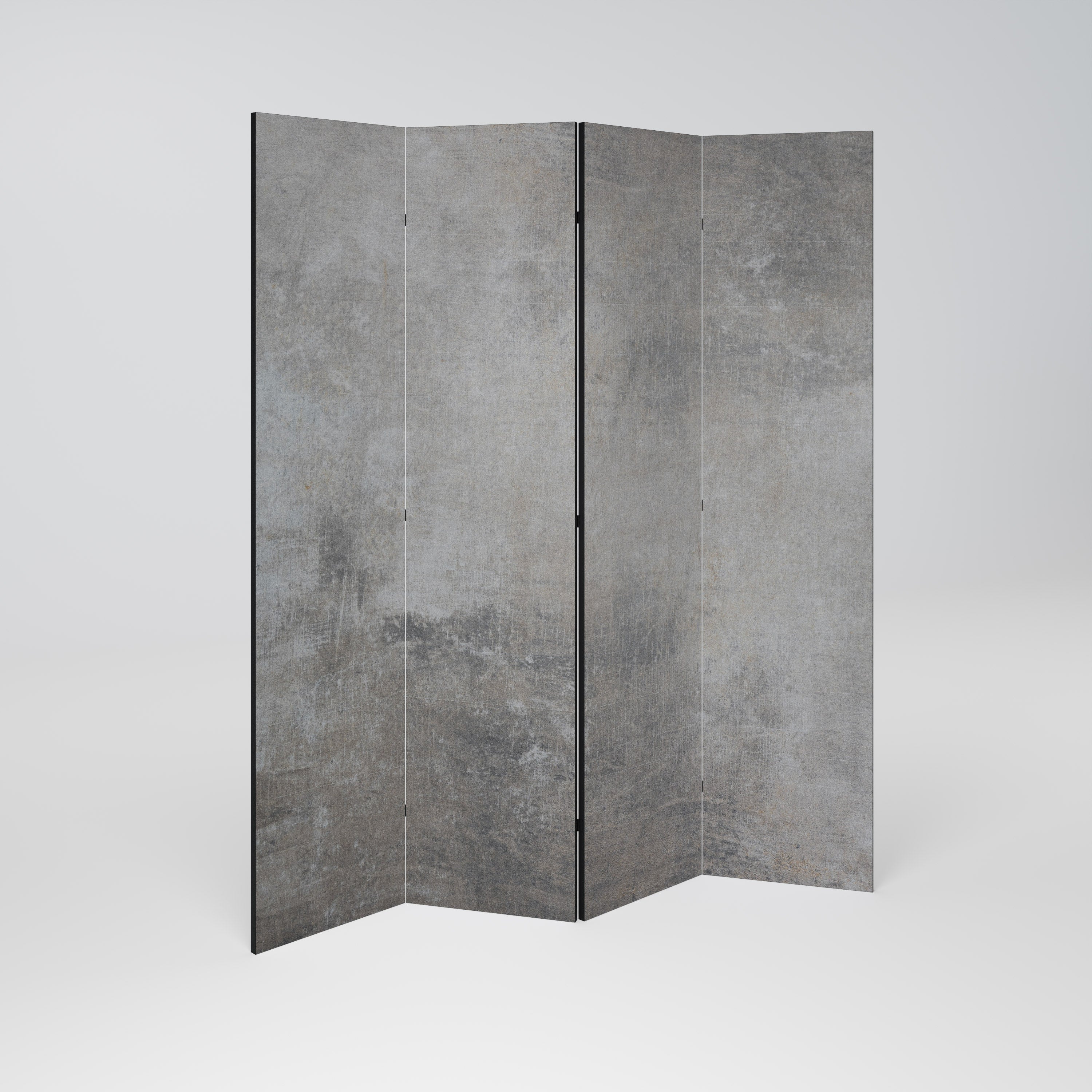 CONCRETE WALL 4-teiliger Paravent