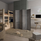 CONCRETE WALL Dekorativer Paravent - 5-teilig