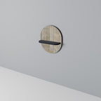 SCREEN ERROR Ovales Kunstregal in Schwarz